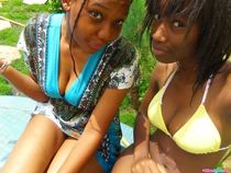 Plump teen girls posing in