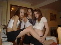 Very slender teens rough