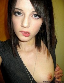 Gorgeous brunette Nina