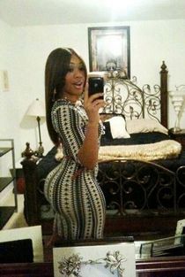 Cute young party girl does